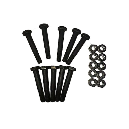 Aftermarket SBKNH10 Shear Bolt And Nut Kit Fits FordNew Holland Hay Baler Models, 10PK BHL20-0048-RAP